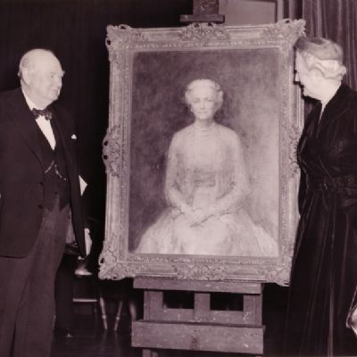 1954 Winston Churchill Visits Woodford